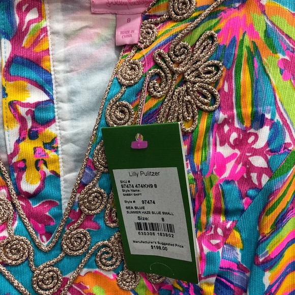 NWT Lilly Pulitzer Gabby Shift Dress Summer Haze - Picture 3 of 3